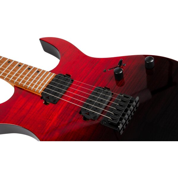 SPIRA Guitars S 450 TRD Transparent Red