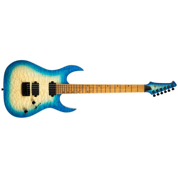 SPIRA Guitars S-500 Trans Aqua Blue