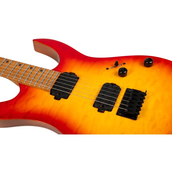 SPIRA Guitars S-500 Fireburst