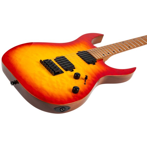 SPIRA Guitars S 500 QFB Fireburst