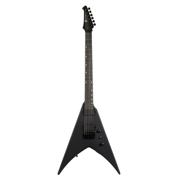SPIRA Guitars V-400 MBK Satin Black