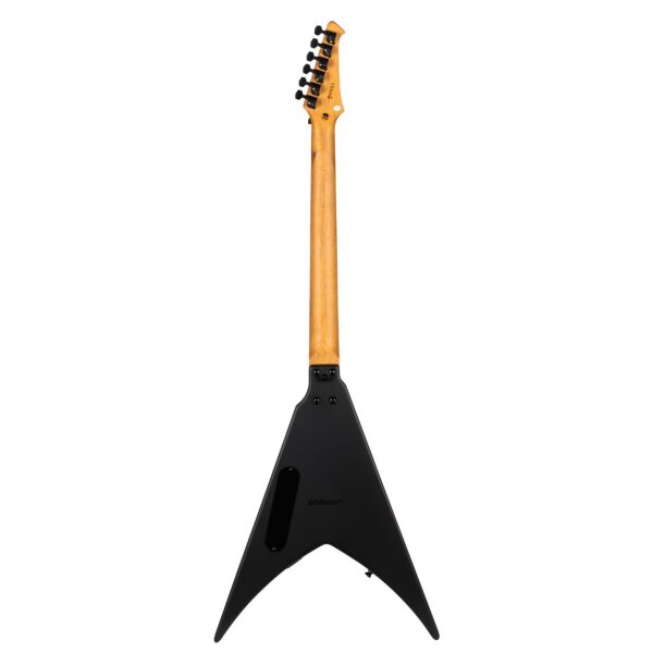 SPIRA Guitars V-400 MBK Satin Black