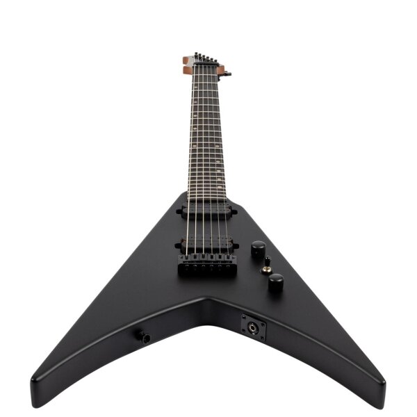 SPIRA Guitars V-400 MBK Satin Black
