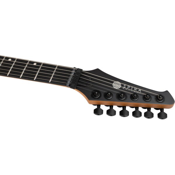 SPIRA Guitars X-400 MBK Satin Black