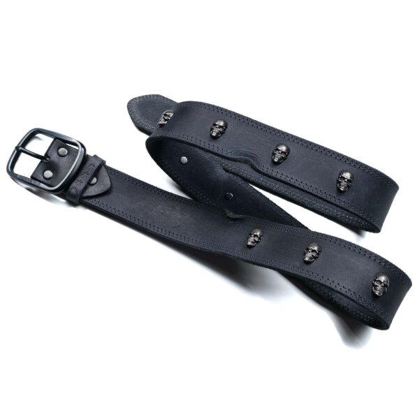 WORNSTAR Gauntlet Skull Ledergürtel