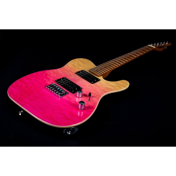 Jet Guitars JT 450 QTPK Transparent Pink