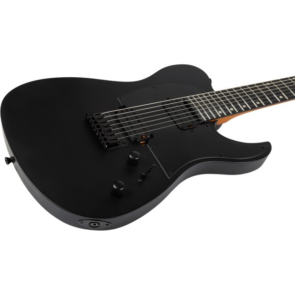 SPIRA Guitars T 407 MBK Satin Black