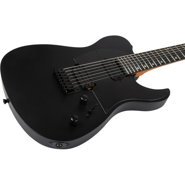 SPIRA Guitars T 407 MBK Satin Black