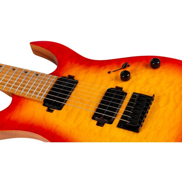 SPIRA Guitars S 507 QFB Fireburst