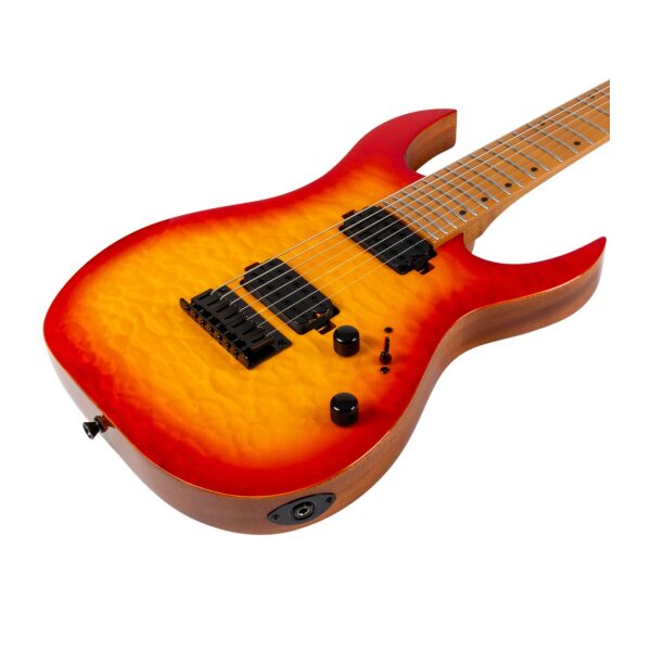 SPIRA Guitars S 507 QFB Fireburst
