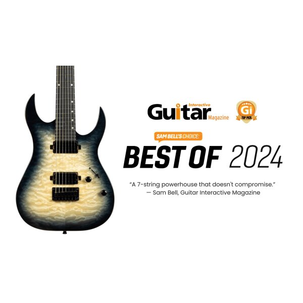 SPIRA Guitars S 507 QGY E Transparent Grey