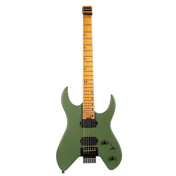 SPIRA Guitars S 400 Headless MGR Satin Green