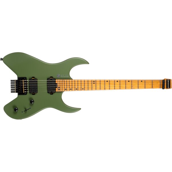 SPIRA Guitars S 400 Headless MGR Satin Green