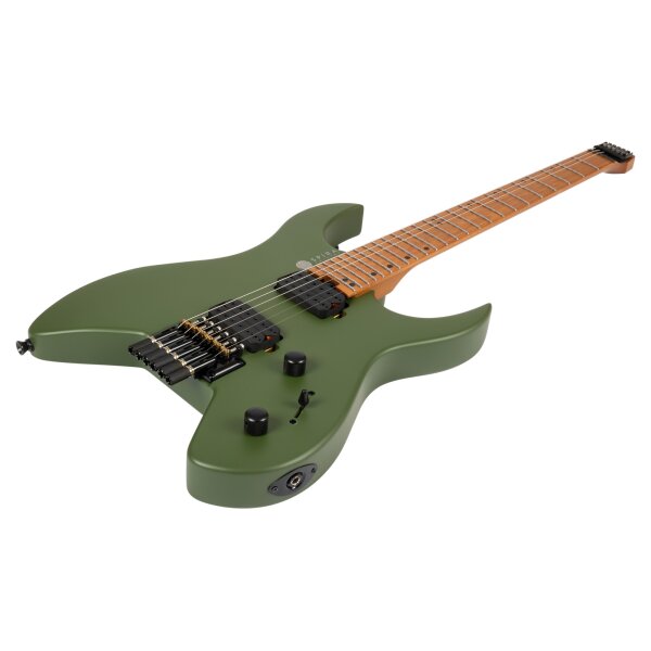 SPIRA Guitars S 400 Headless MGR Satin Green