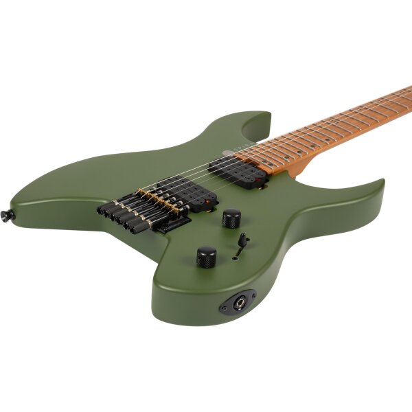 SPIRA Guitars S 400 Headless MGR Satin Green