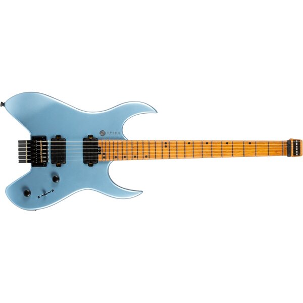 SPIRA Guitars S 400 Headless MPB Satin Blue