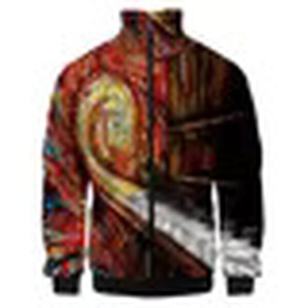ROCK-HUS Herren Windbreaker Van Gogh Klavier