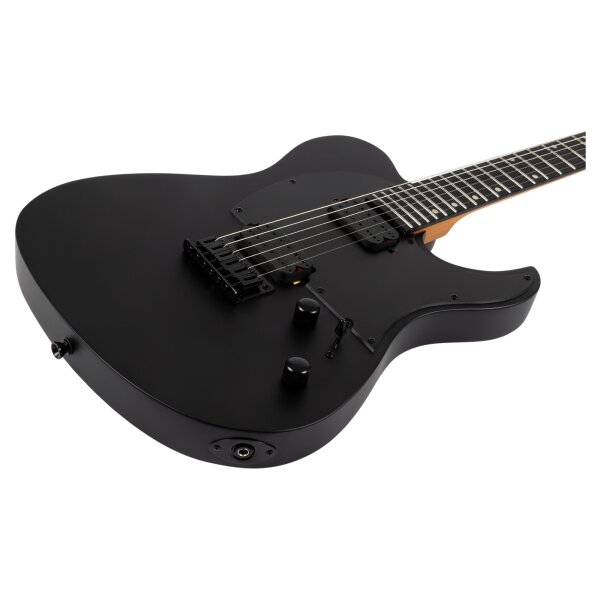 SPIRA Guitars T 400 Baritone MBK Satin Black