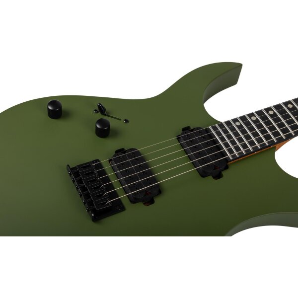 SPIRA Guitars S 400 MGR LH Satin Dark Green