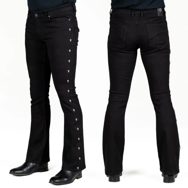 WORNSTAR Gauntlet Skull Jeans Black