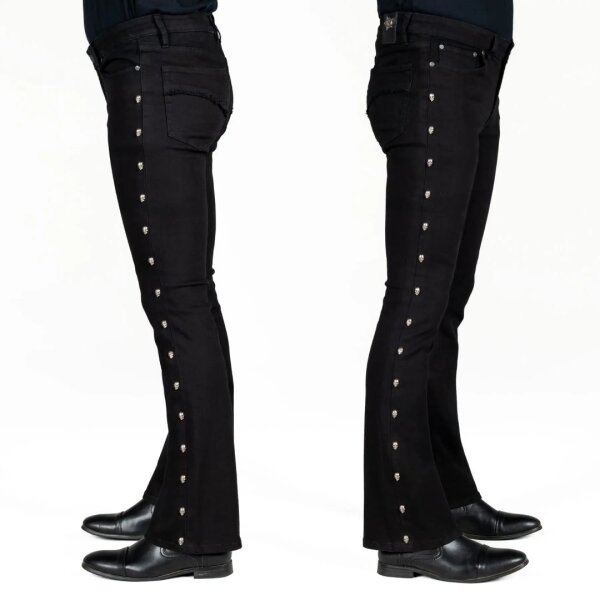 WORNSTAR Gauntlet Skull Jeans Black