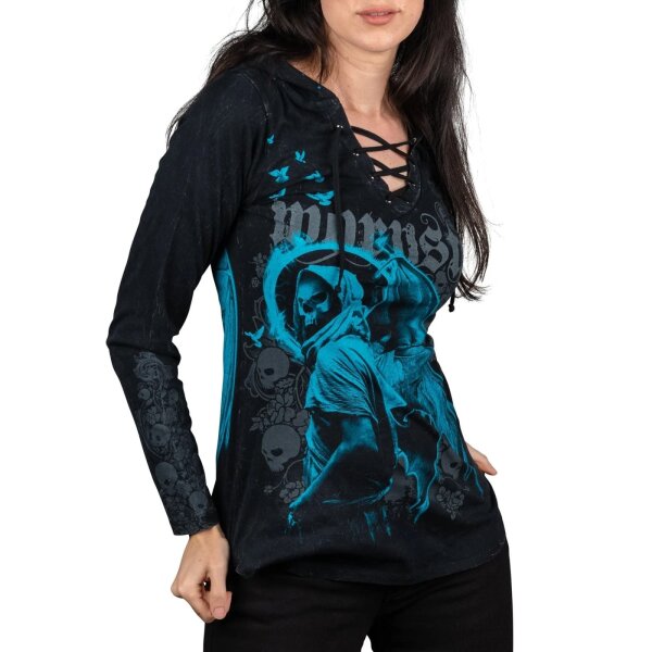 WORNSTAR Damen Sirens Collection Angel Hoodie blau