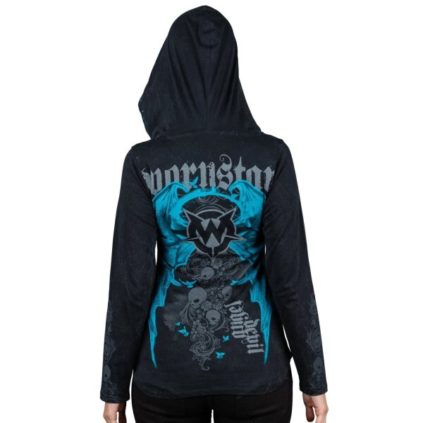 WORNSTAR Damen Sirens Collection Angel Hoodie blau