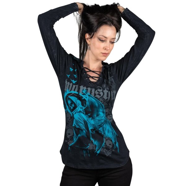 WORNSTAR Damen Sirens Collection Angel Hoodie blau