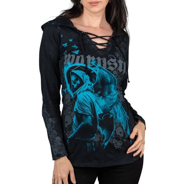 WORNSTAR Damen Sirens Collection Angel Hoodie blau