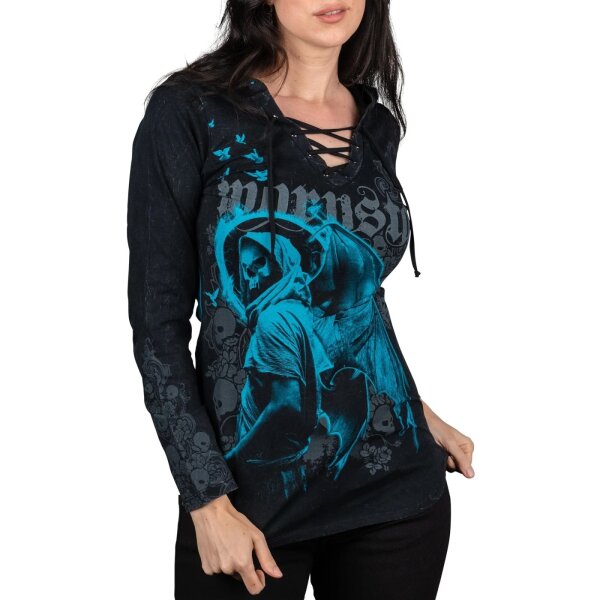 WORNSTAR Damen Sirens Collection Angel Hoodie blau