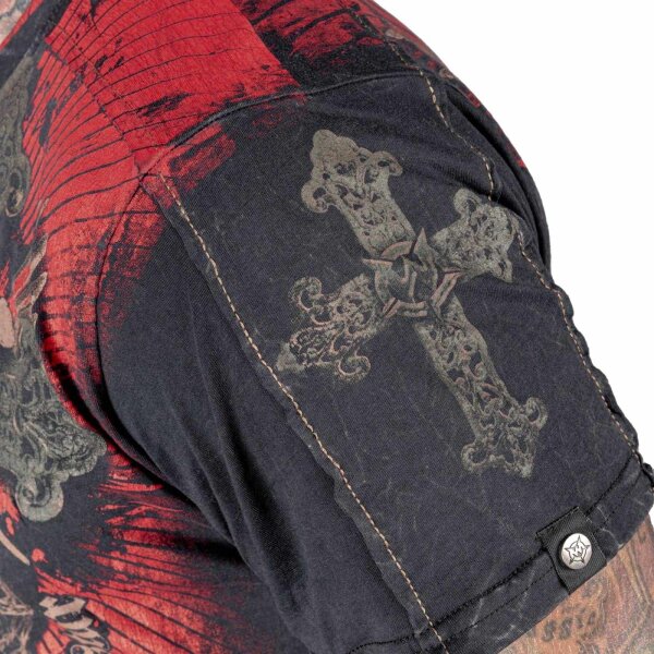 WORNSTAR Herren Artist Asylum Signature Series Resurrection Tee T-Shirt schwarz