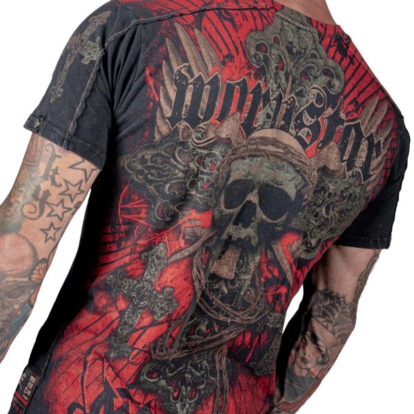 WORNSTAR Herren Artist Asylum Signature Series Resurrection Tee T-Shirt schwarz