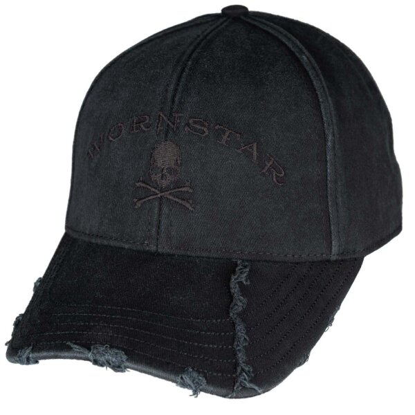 WORNSTAR Raider Trucker Hat Kappe Schwarz