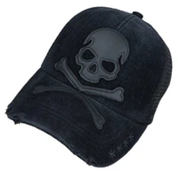 WORNSTAR Relentless Black Trucker Hat Kappe Schwarz