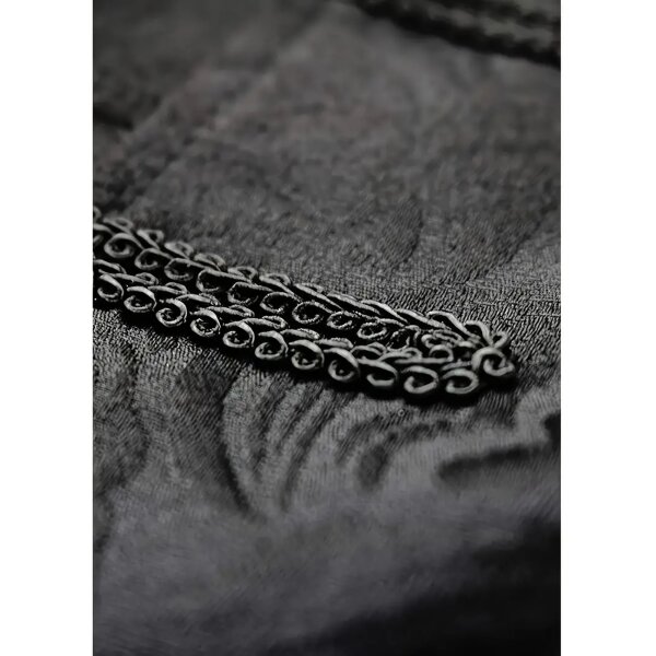 ROCK-HUS Mantel Mantel Schwarz Barock Gothic XL