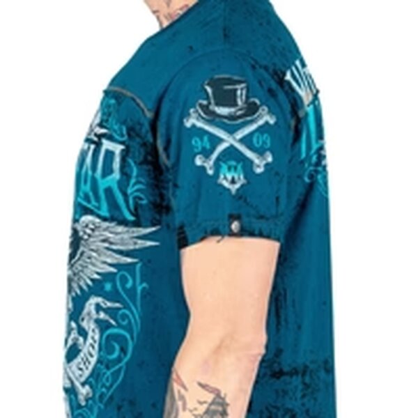 WORNSTAR Herren Artist Asylum Collection Elegantly Wasted Tee - Teal Türkisblau