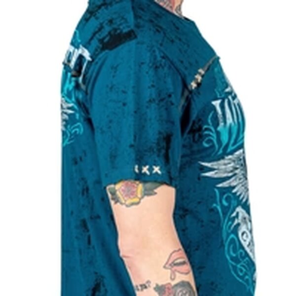 WORNSTAR Herren Artist Asylum Collection Elegantly Wasted Tee - Teal Türkisblau