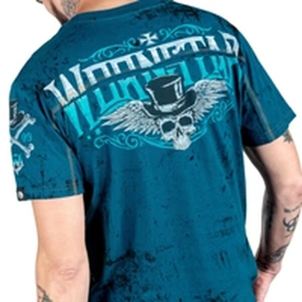 WORNSTAR Herren Artist Asylum Collection Elegantly Wasted Tee - Teal Türkisblau