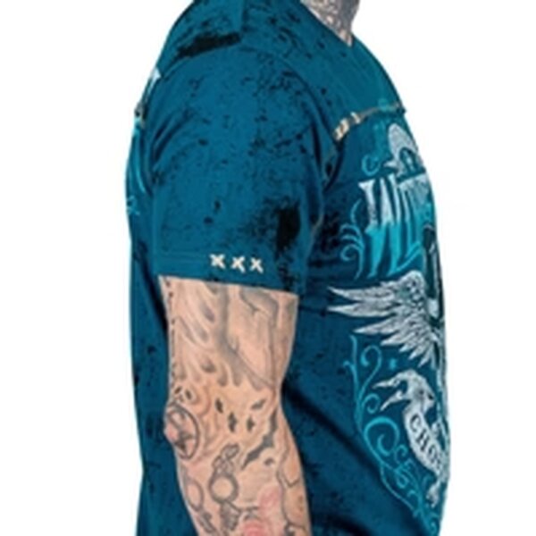 WORNSTAR Herren Artist Asylum Collection Elegantly Wasted Tee - Teal Türkisblau