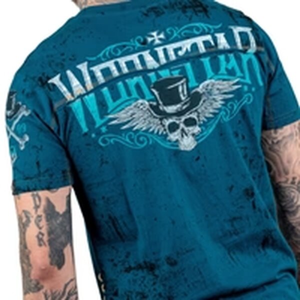 WORNSTAR Herren Artist Asylum Collection Elegantly Wasted Tee - Teal Türkisblau