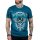 WORNSTAR Herren Artist Asylum Collection Elegantly Wasted Tee - Teal Türkisblau