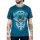 WORNSTAR Herren Artist Asylum Collection Elegantly Wasted Tee - Teal Türkisblau