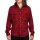 WORNSTAR Herren Rocknrolla Collection Diablero Long Sleeve Button Down Shirt rot
