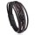 ROCK-HUS Armband Leder mit Symbol aus Metall