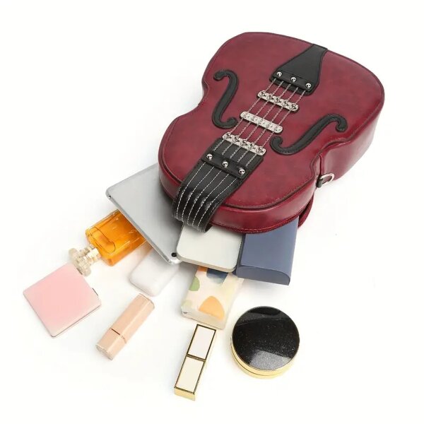 ROCK-HUS Handtasche/Rucksack Violine Groß