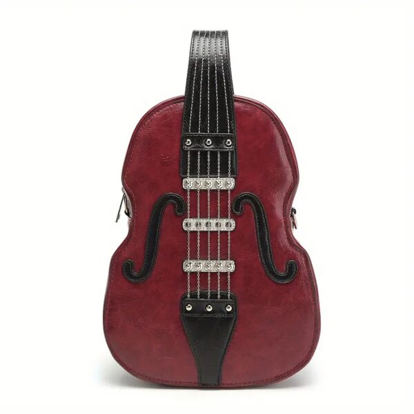 ROCK-HUS Handtasche/Rucksack Violine Groß