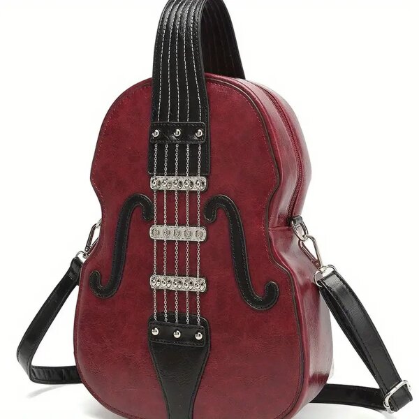 ROCK-HUS Handtasche/Rucksack Violine Groß
