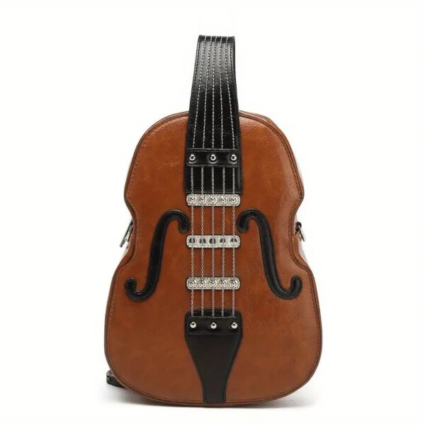 ROCK-HUS Handtasche/Rucksack Violine Groß