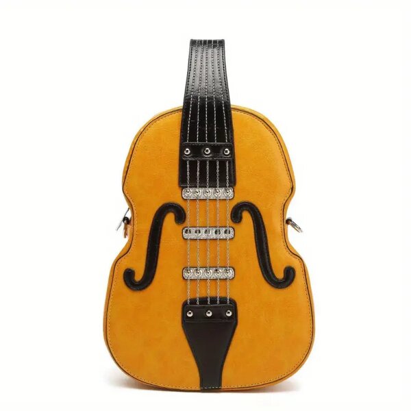 ROCK-HUS Handtasche/Rucksack Violine Groß