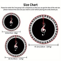 ROCK-HUS Weihnachtsbaum Unterlage Decke